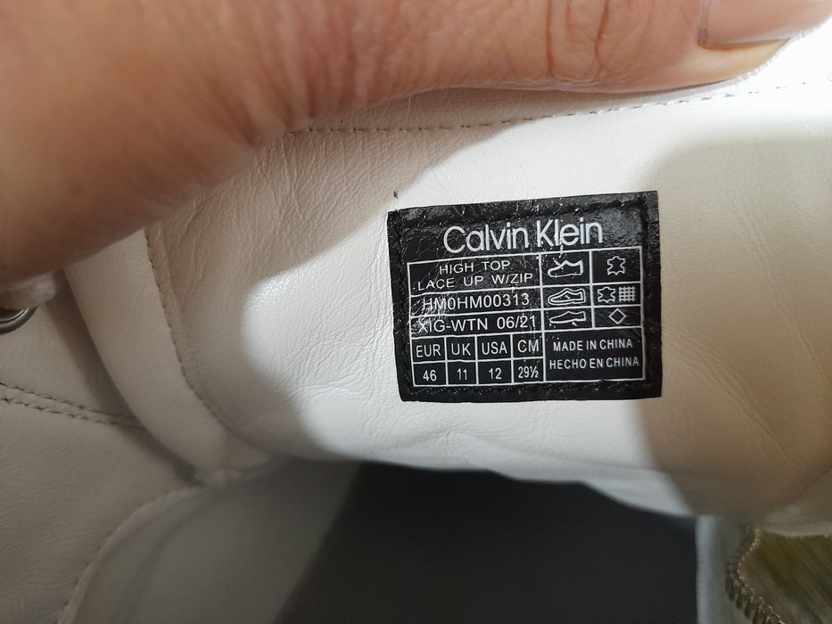 CALVIN KLEIN оригінал 46 шкіряні черевики кеди