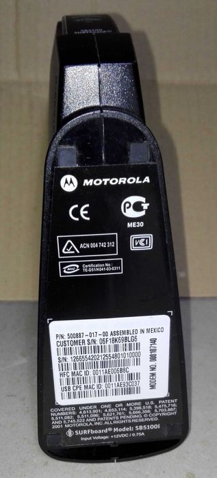 Cable Modem MOTOROLA