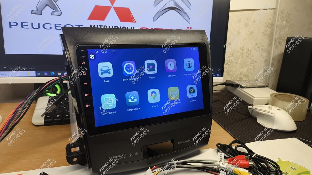 ‼️+Камера‼️Магнитола Mitsubishi Outlander XL 2 ,Peugeot 4007, Android