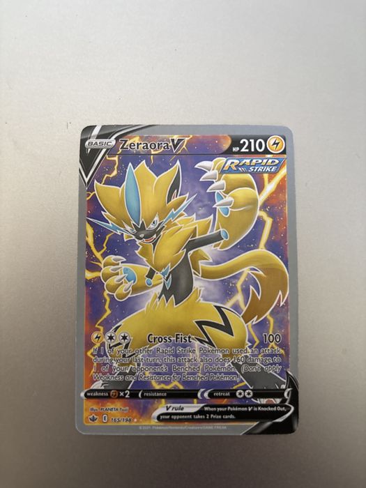 Cromo Pokémon Zeraora V