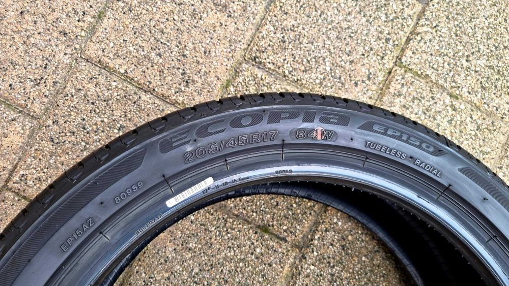 Bridgestone Ecopia EP150 205/45R17 84W FR Rok 2024.24 - Nowe