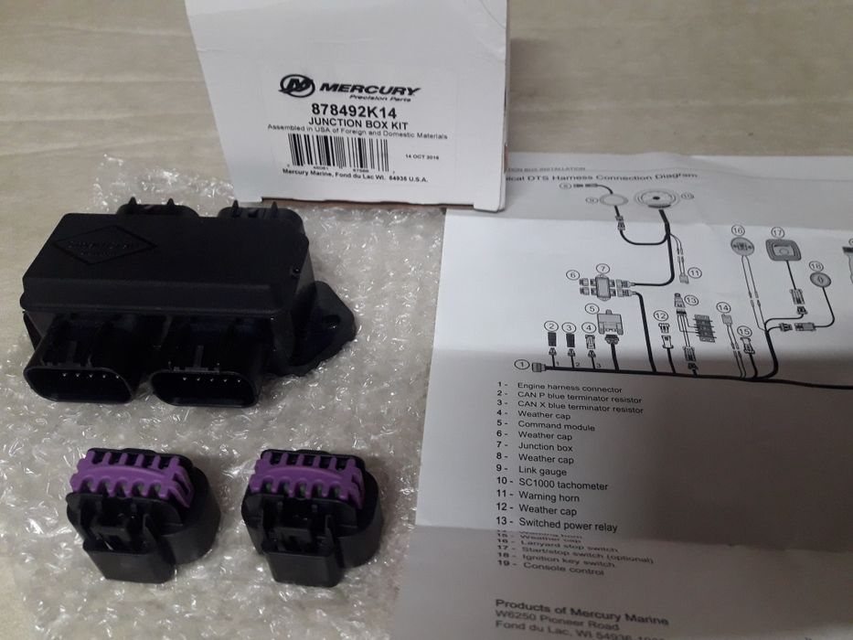 Junction Box Mercury Mercruiser , jacht Łódź motorówka Giżycko • OLX.pl