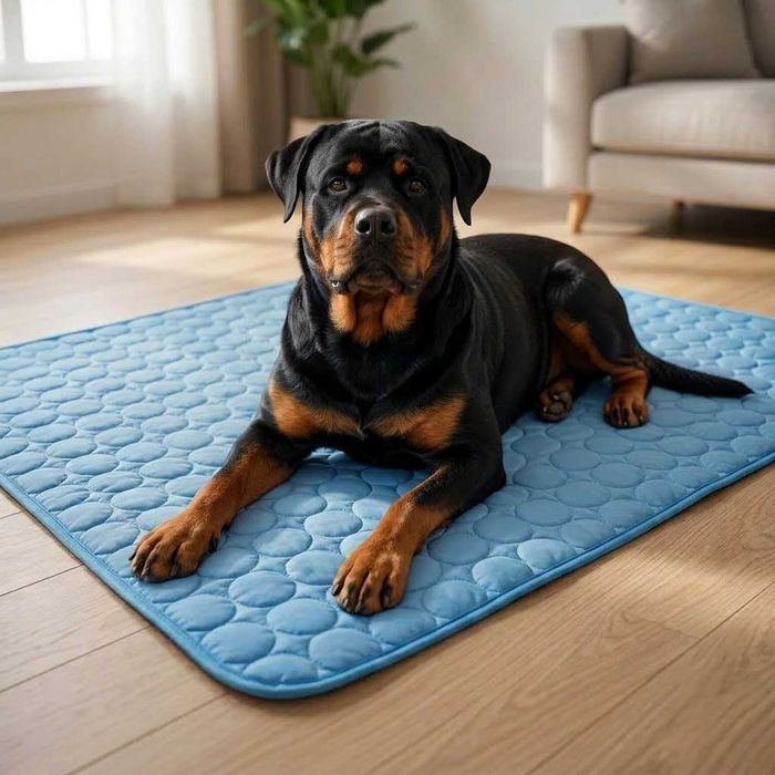 Mata chłodząca dla psa DUŻA XL 100x75 cm na fotel legowisko do samochodu