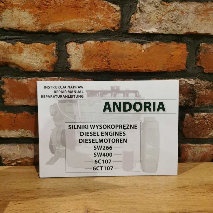 Instrukcja napraw katalog napraw silnika SW 400 BIZON ANDORIA SW 266