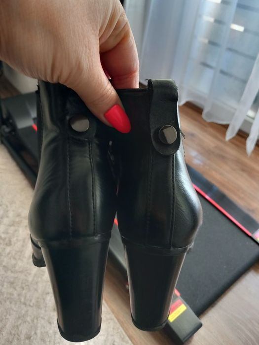 Botki damskie  czarne
