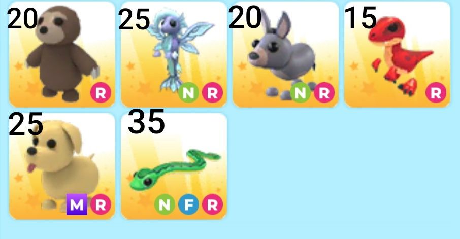 Adopt me пети та інші речі