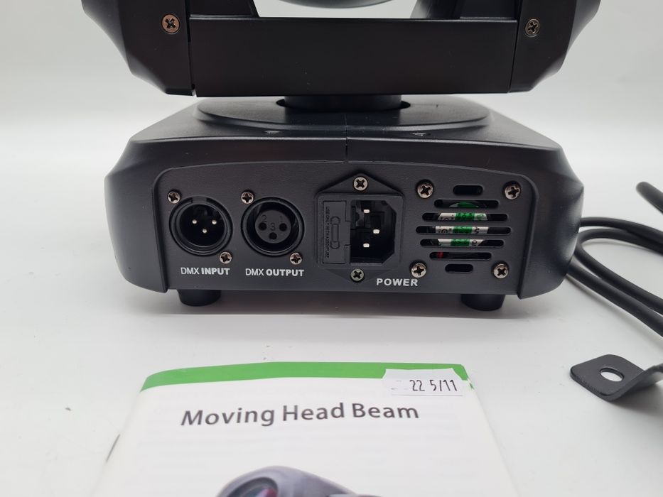 Oświetlenie sceniczne LED DMX-512 100W 8 wzorów RGBW ruchoma głowica