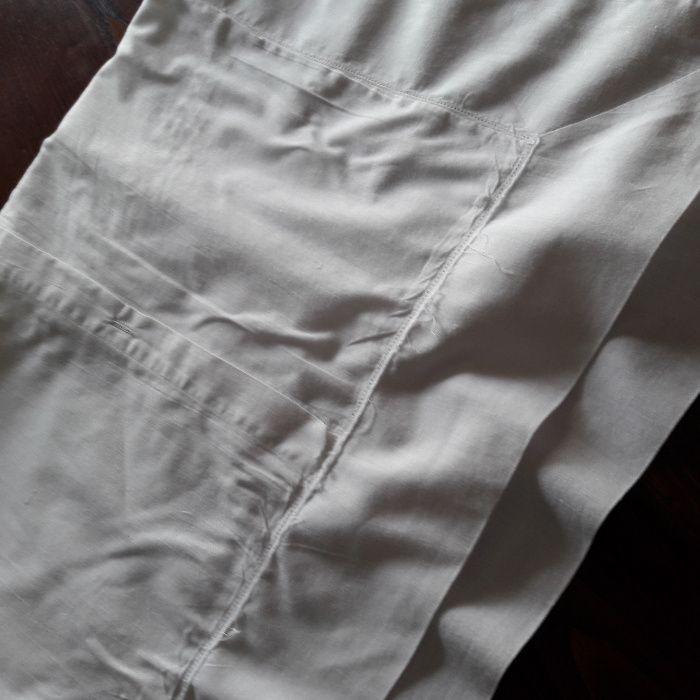 Fronhas (2) p/almofadas com renda e bainha aberta, antigo