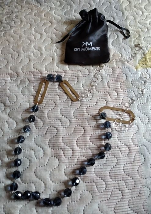 Colar de prata dourada