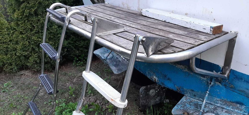 drabinka rufowa motorówka łódka
