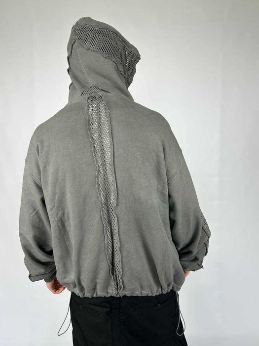 Худі Thug Club zip hoodie худи зипка y2k archive серая сіра зіпка
