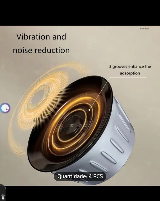 4 almofadas de silicone