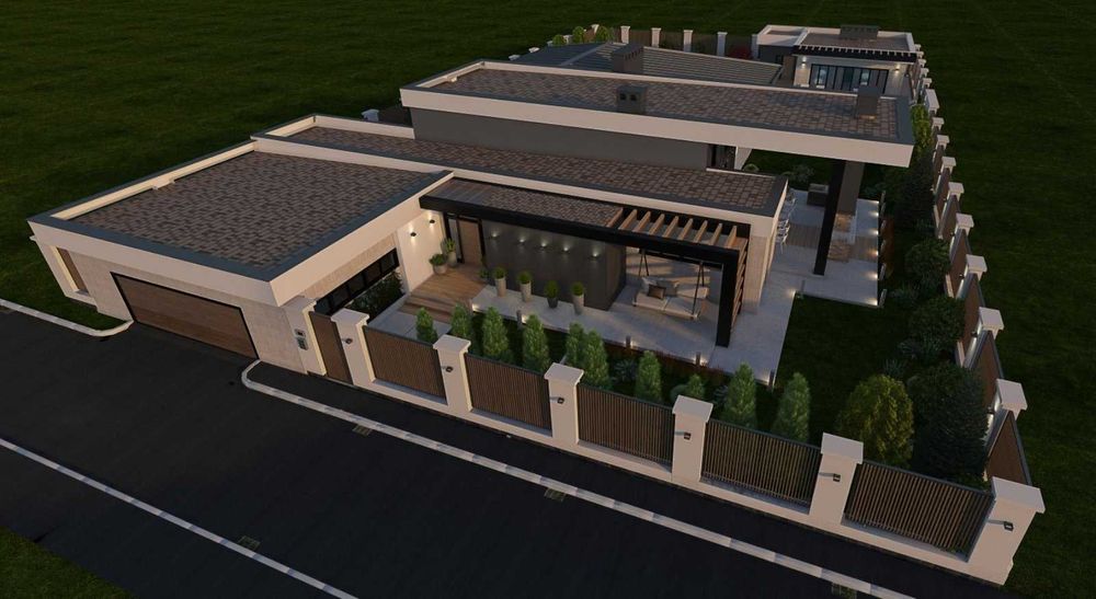 В продаже одноэтажный Дом из красного кирпича на участке 15-соток.