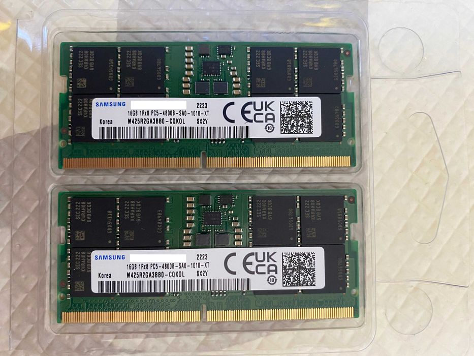 Pamięć RAM Samsung DDR5 32gb (2x16gb) 4800 MHz CL40