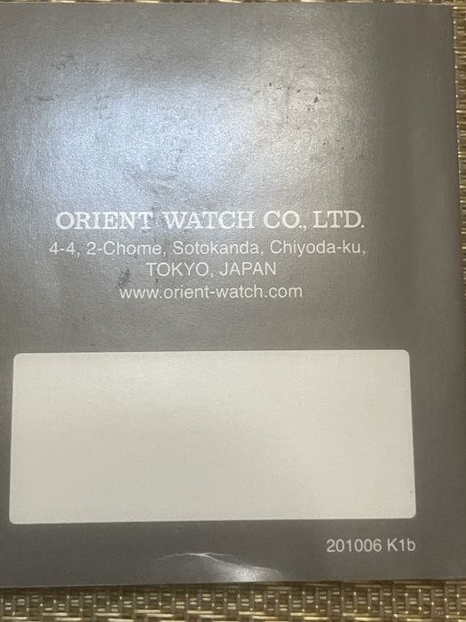 Годинник  “ORIENT “ япония
