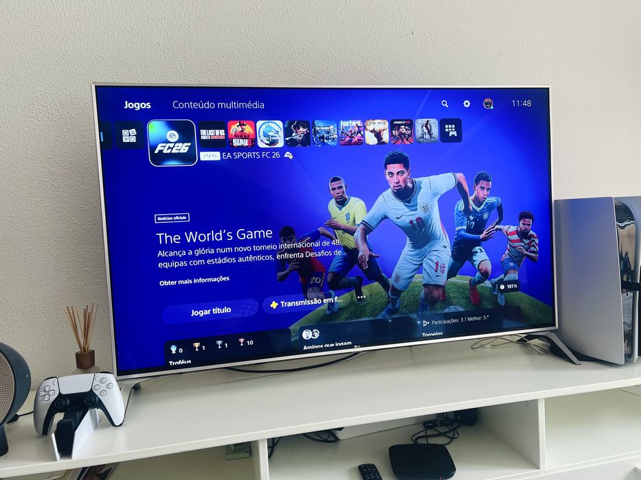 Vendo Smart TV LG 55” Nano Cell 4K, Cor Prateada