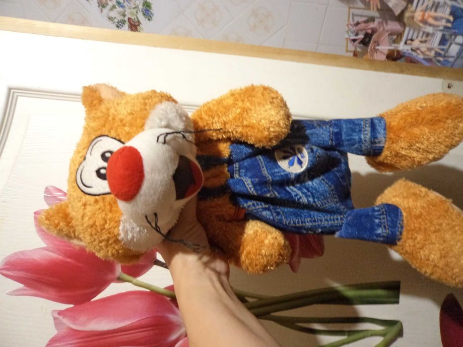 мягкая игрушка   рюкзак котик