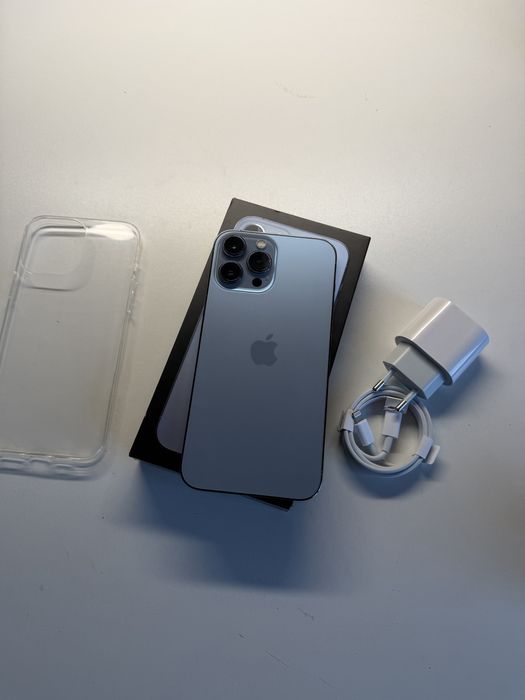 iPhone 13 Pro Max 128gb niebieski bateria 100% komplet