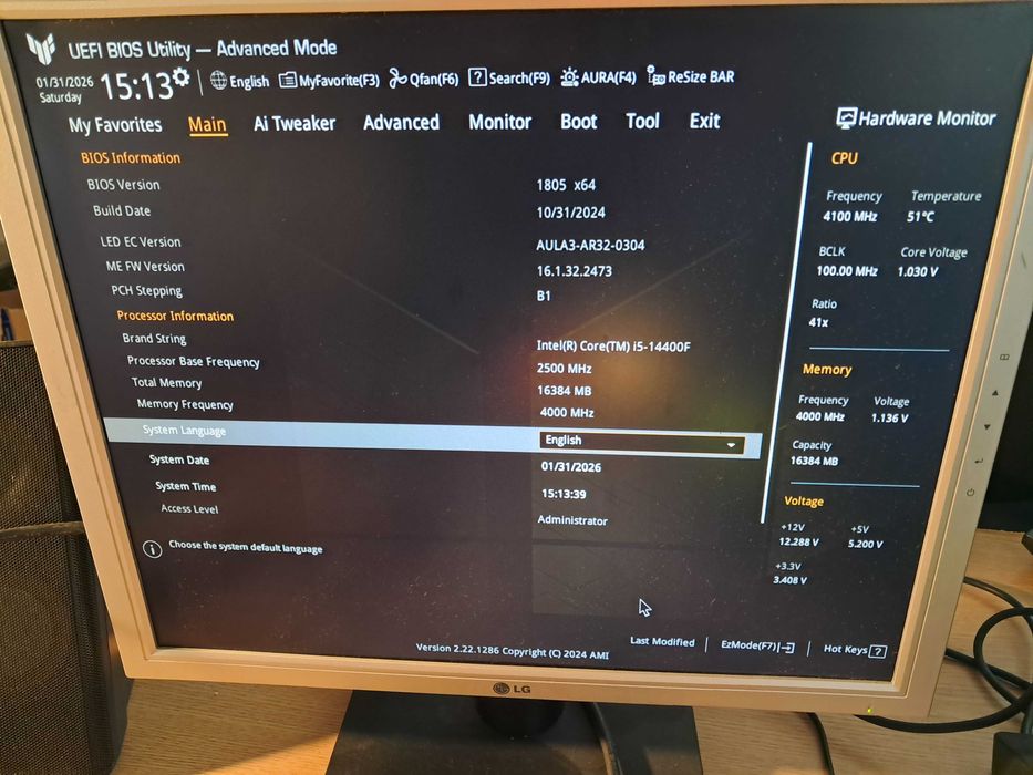 Motherboard Asus TUF Gaming B760-Plus WIFI (socket 1700)