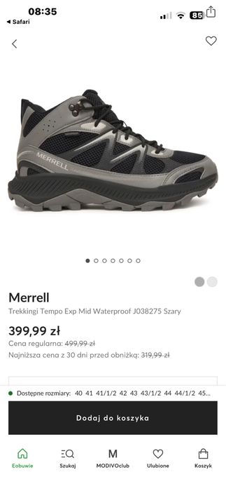 Buty Trekingowe Merrell 41