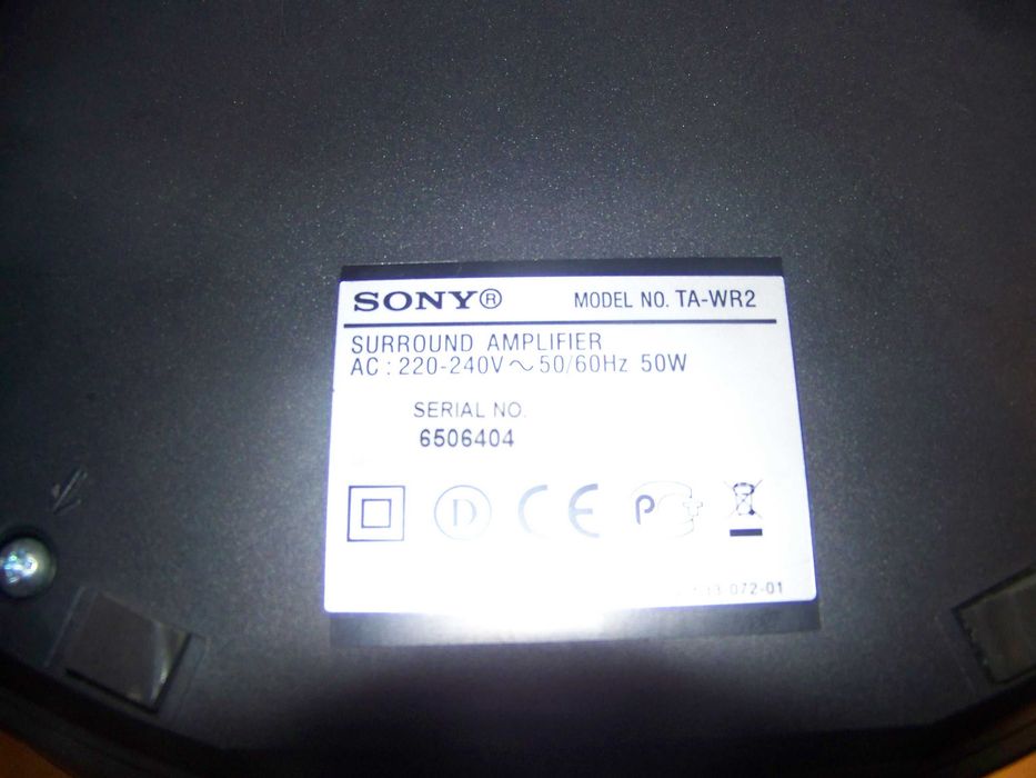 amplificador digital sony S-MASTER  TA-WR2 50 w