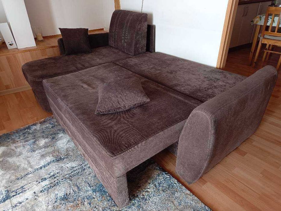 narożnik lewy w kolorze brązowym