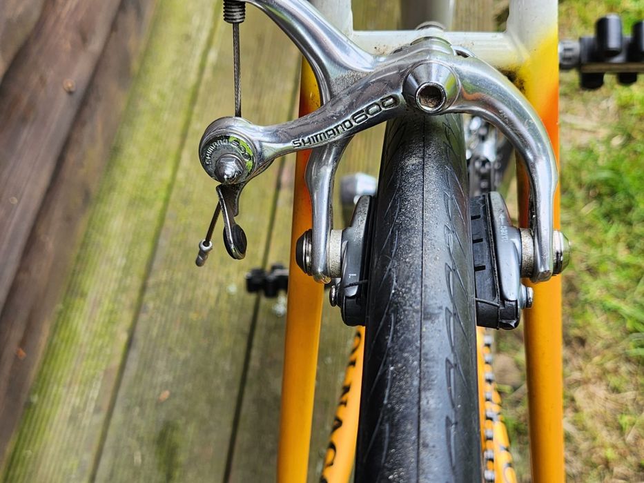 Rower Colnago szosa UNIKAT, wysoka stalowa rama, w barwach Rabobank