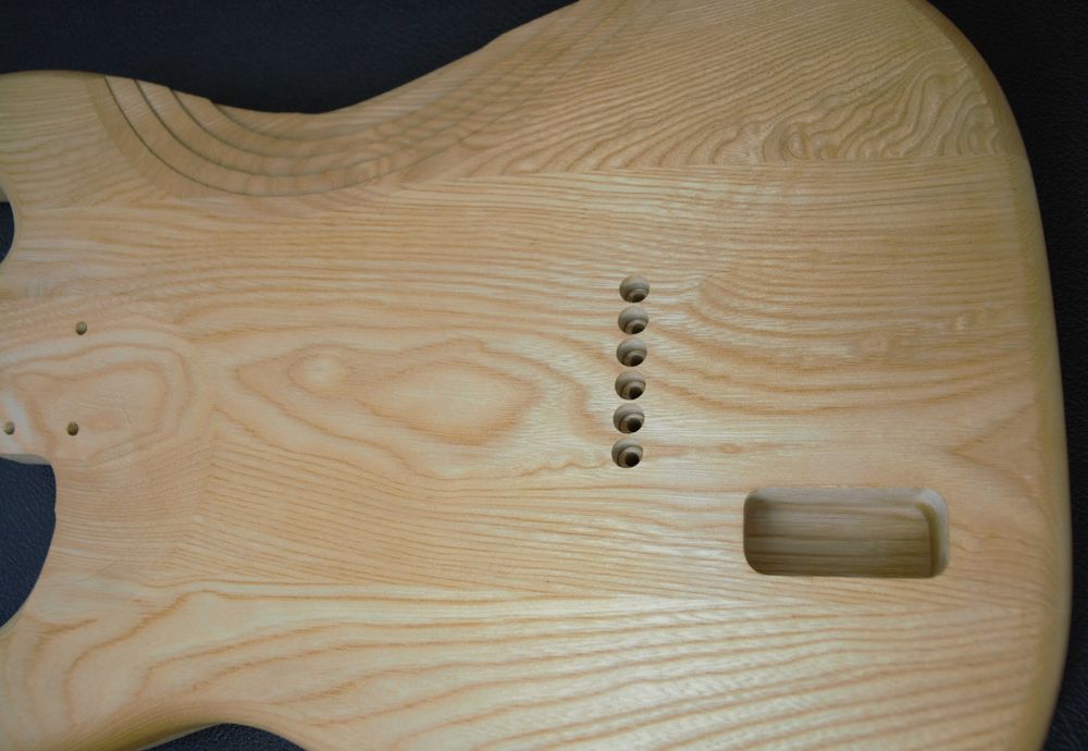 gitara elektryczna, korpus wysezonowany