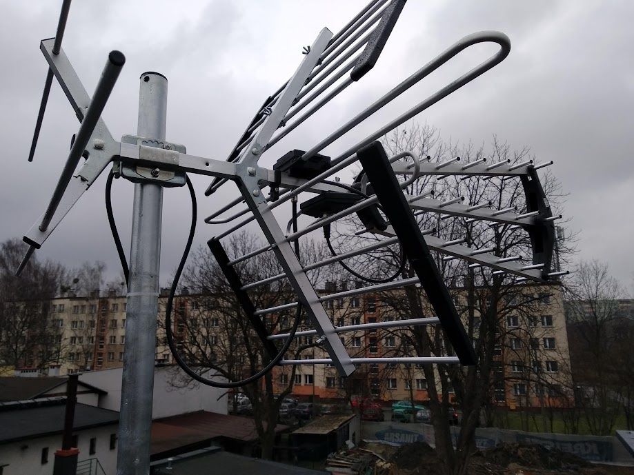 Ustawianie Montaż anten satelitarnych DVBT Będzin Czeladź