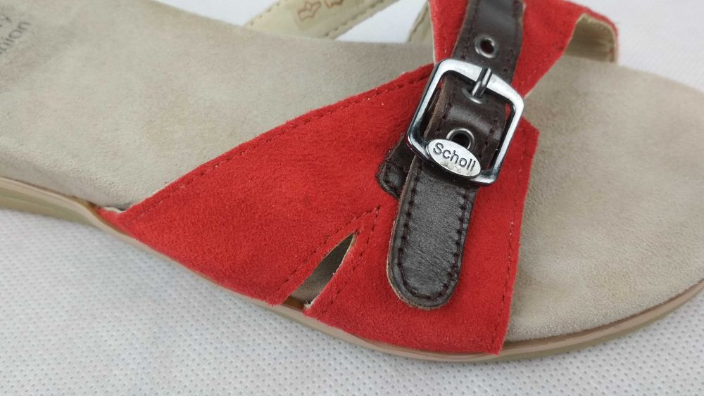 SCHOLL Buty Klapki Sandały Skórzane Roz. 37