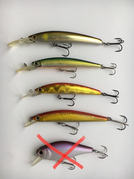 Воблера, свімбейти.