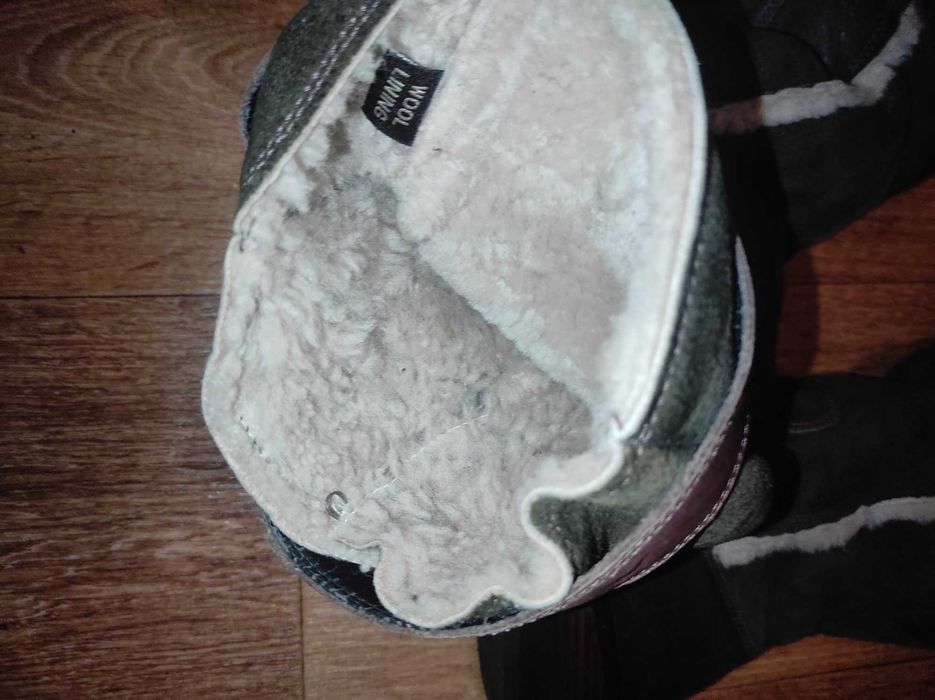 Женские зимние кожаные сапоги Ecco, размер 40