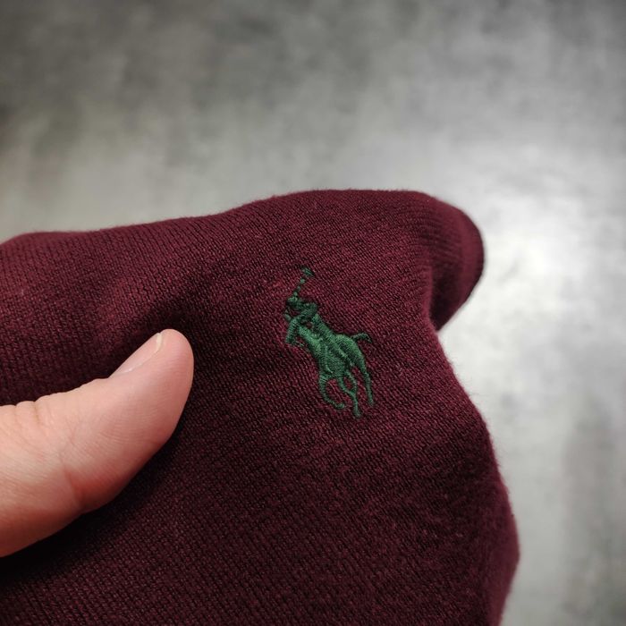 MĘSKA Elegancka Kamizelka Sweter PIMA Bawełna Polo Ralph Lauren Logo