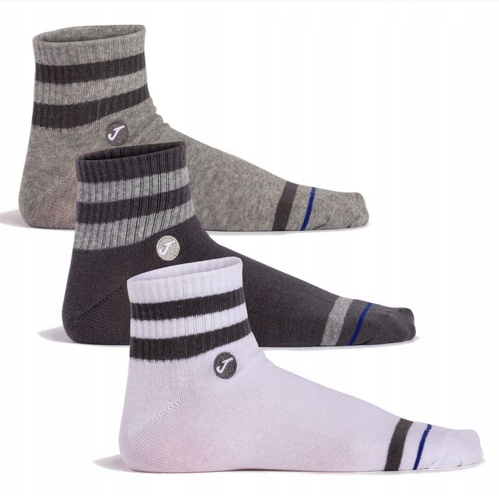 Skarpetki męskie Joma Stripe wielokolorowy r. 39-42 3 pak