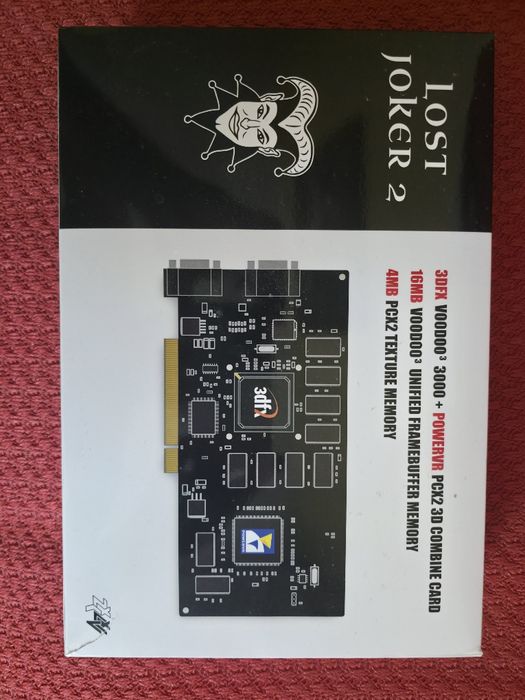 Lost Joker 2 (3dfx Voodoo3 3500 + PowerVR PCX2) ze złączami DVI i HDMI