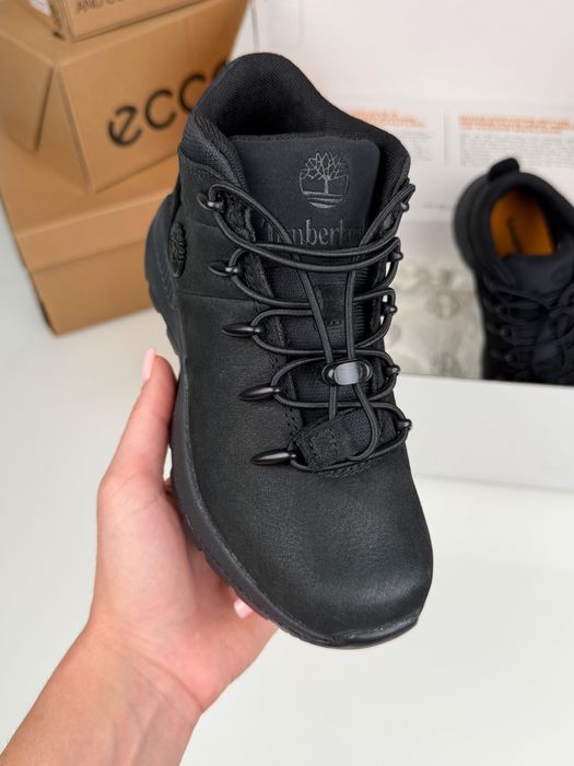 Детские кожаные ботинки на резинках Timberland 31/32/33/35р