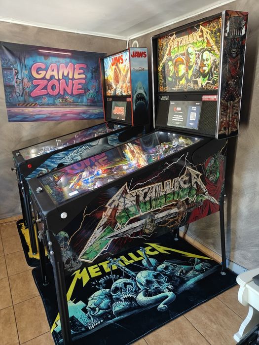 Metallica Remaster Premium Stern Pinball Flipper Fliper