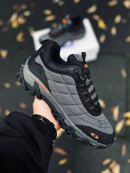 Серые кроссовки +10 -25 термо кросовки Саломон / Salomon