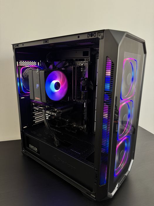 Komputer Gamingowy RTX 4060Ti, Ryzen 7 5800X, 32GB RAM, SSD 1TB, RGB, WiFi