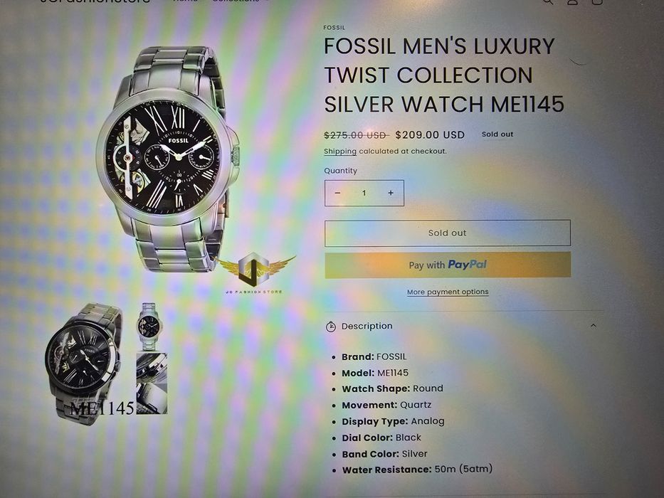 Чол. годинник Fossil