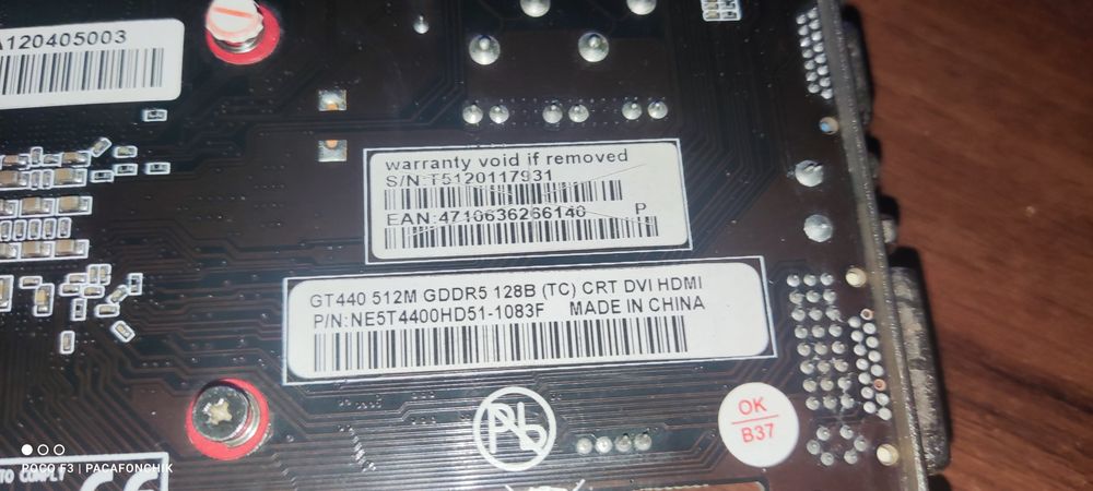 Видеокарта gt440 512mb gddr5