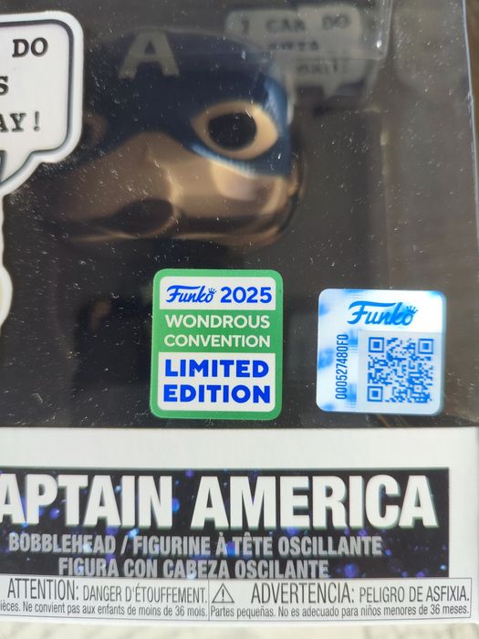 Funko Pop Captain America edição limitada
