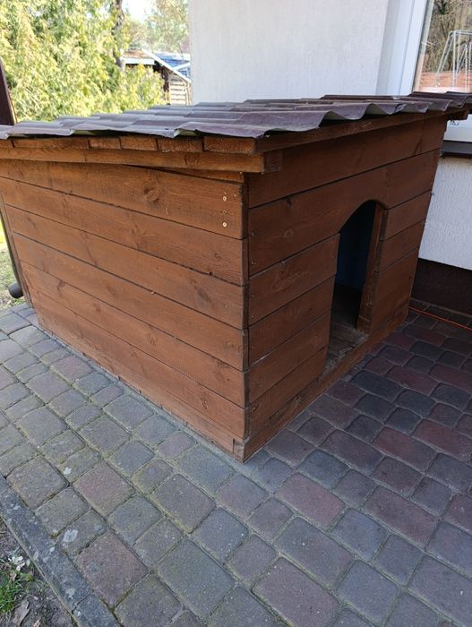 Buda dla psa, bardzo duża, ocieplana