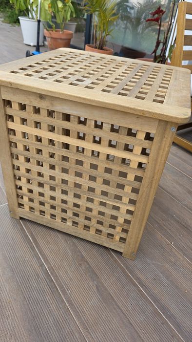 Cubo de madeira ikea
