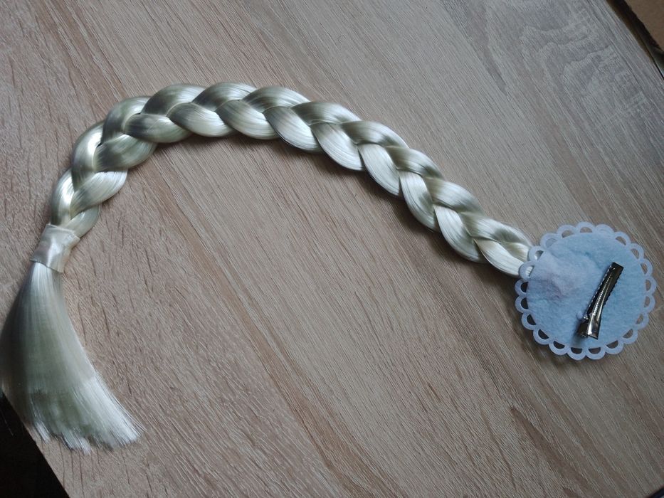 Warkocz Disney Frozen kraina lodu Elsa
