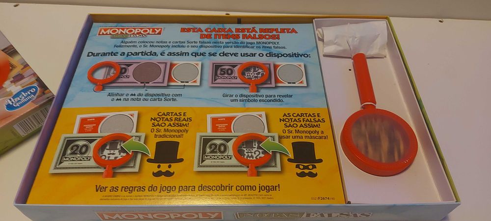 Jogo Monopoly Notas Falsas (Hasbro Gaming) - Completo em Português