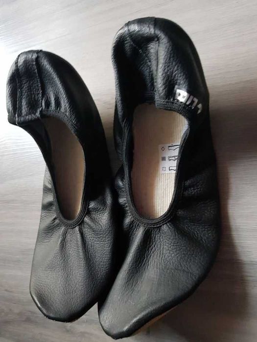 Nowe skórzane baletki 39, balerinki, taniec, balet, Lico