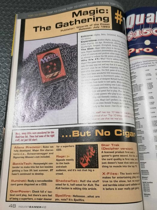 Revista Inquest Gamer #46 FEBRUARY 1999.