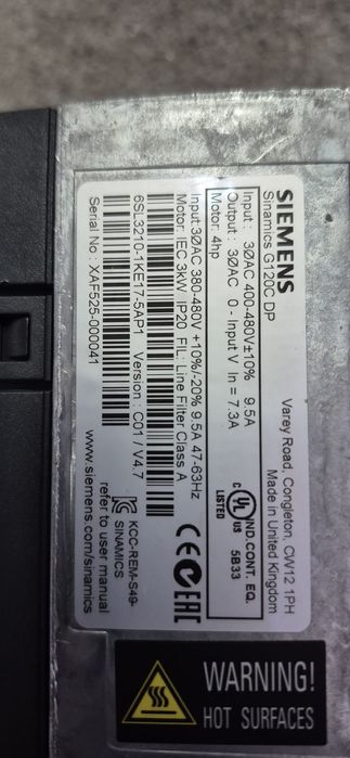 Variador Siemens G120