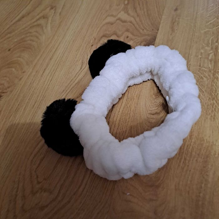 Pluszowa opaska na głowę panda / stan nowy